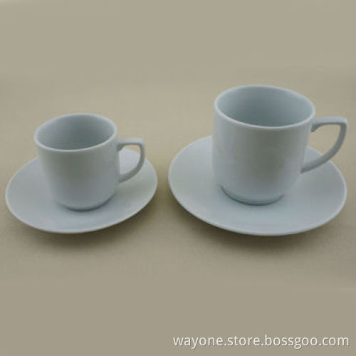 150cc Coffee Cup and Saucer, Client's Logo Can be Printed On, Well for Coffee Promotion, Good Price